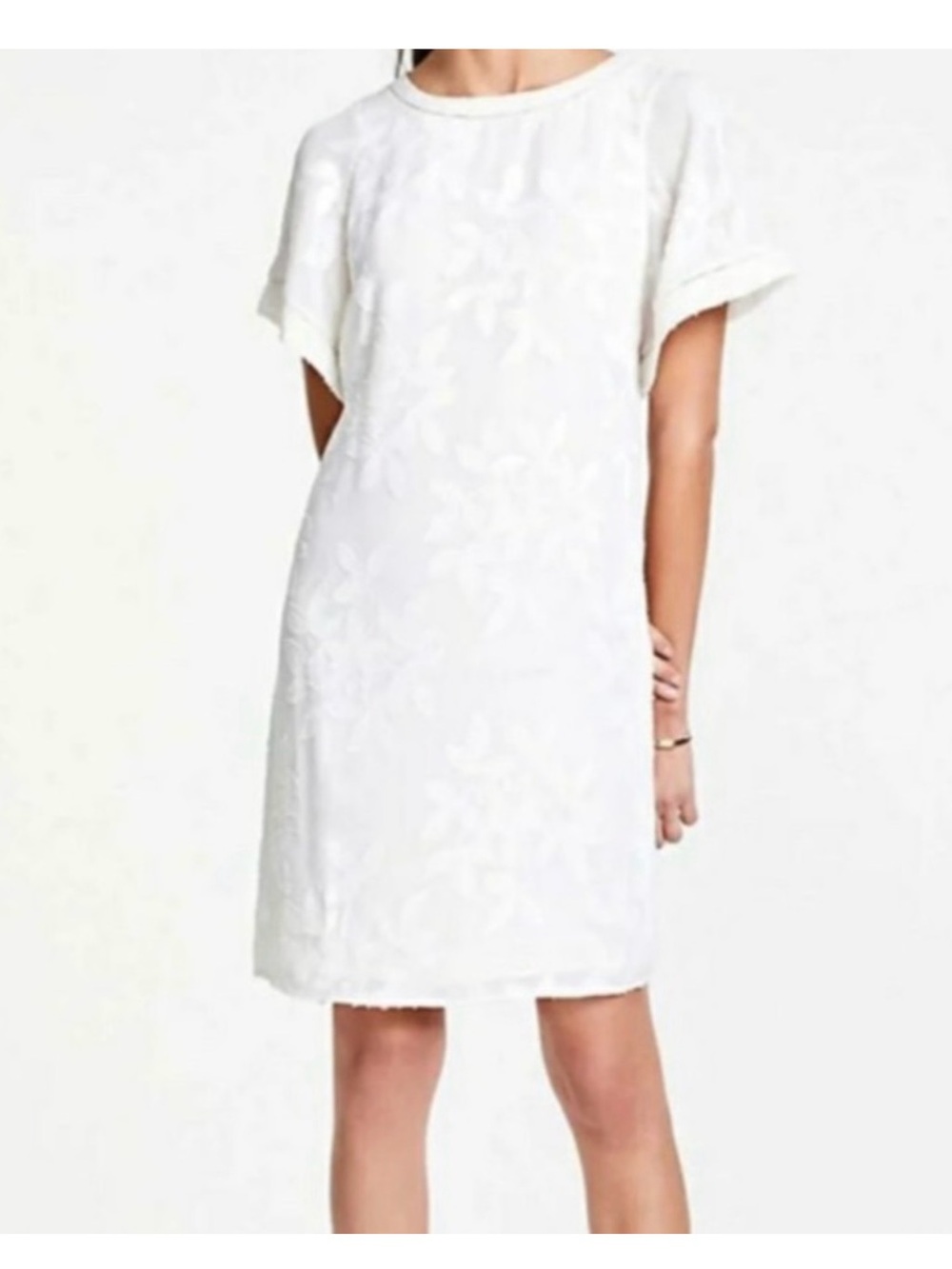 NWT Ann Taylor White Dress size Petite Small